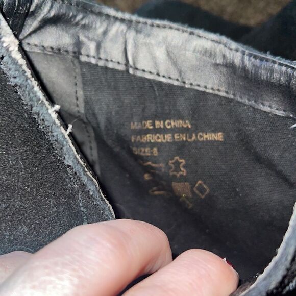 Urban Outfitters- Women’s Dindle Suede Maude Ankle Boots Black, Size 8 - Picture 9 of 12